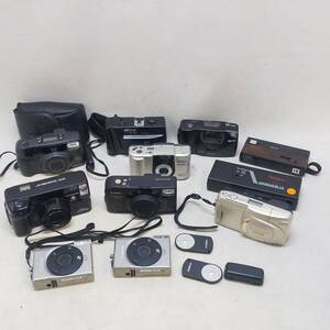 ◆コンパクトフィルムカメラ まとめ売り 11台セット OLYMPUS C-990ZOOM/MINOLTA MAC ZOOM65/PENTAX ESPIO928他 ジャンク◆C2262