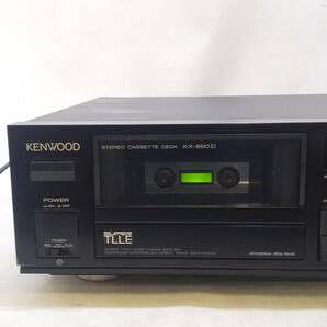 ◆KENWOOD ステレオ カセットデッキ KX-880D ケンウッド 2ヘッド 通電確認のみ 動作不良 ジャンク◆R2367の画像5