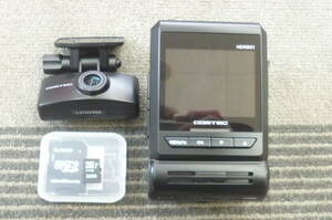 『M6016』コムテック　HDR801 ドラレコ　＋リアカメラ　前後2カメラ　ドライブレコーダー 