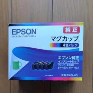 EPSON 純正インクカートリッジ MUG-4CL 4色パック 目印:マグカップ　重要→箱から取り出し商品と空箱を送付致します。