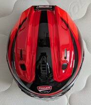 未使用 Ducati Corse V6 L Arai RX-7X ドゥカティ コルセ アライ 59-60cm フルフェイス ヘルメット Lサイズ 赤黒_画像6