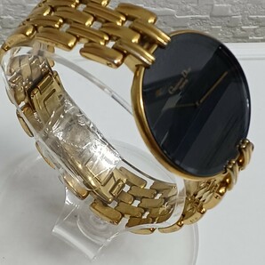 UU081 Christian Dior クリスチャン ディオール 腕時計 レディース Bagheera バギラ 154-4 ブラックムーン ゴールド EARR の画像3