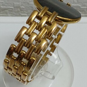 UU081 Christian Dior クリスチャン ディオール 腕時計 レディース Bagheera バギラ 154-4 ブラックムーン ゴールド EARR の画像4