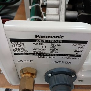 UU095 Panasonic パナソニック YD-190SL7 YW-18AJ1 一元化制御式 CO2 溶接用直流電源 半自動溶接機 2020 の画像5