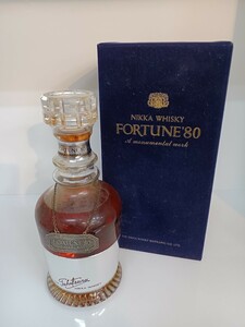 UU109 NIKKA WHISKY FORTUNE80 ジャパニーズウィスキー ニッカ　ウイスキー　フォーチュン ビンテージ レア　HFAR