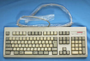  that time thing COMPAQ rare 106 keyboard 30 year front DOS/V machine ( -ply thickness . making, but, old therefore Junk )