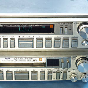 Biyo カセットQD-103 チューナーQT-101 アンプQM-100 TENカーコンポ（要修理につきジャンク）の画像6