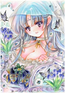 オリジナルイラスト3枚セット◇春少女 B◇A4