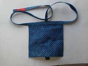  postage included * fundoshi * navy blue color deer. . aperture stop pattern print. front shide . only undergarment fundoshi 20cm×22cm[ undergarment fundoshi atelier ....]