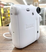 FUJIFILM/富士フィルム instax mini 12 BO20A33001-100 ホワイト チェキ インスタントカメラ 本体のみ 通電のみ確認済み_画像3