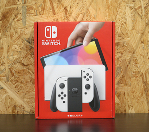 １円スタート 送料無料 新品 任天堂/ニンテンドー Nintendo Switch 新型 スイッチ 有機ELモデル HEG-S-KAAAA ホワイト