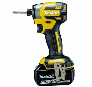 送料無料!!即決あり!! 新品 makita/マキタ 充電式インパクトドライバ TD173DGXFY フレッシュイエロー バッテリー×2/充電器付属 18V