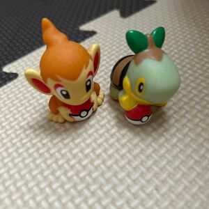 ポケットモンスター フィギュア 指人形 ポケモンキッズ　ナエトル　ヒコザル