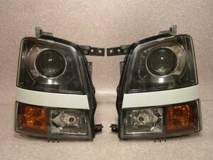 ワゴンR MH22S HID ヘッドライト 左右 KOITO 100-59052 Z7T パールホワイト ◎点灯写真あり