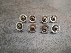 FLUX■Titanium Screw　バインディング取り付けビス■4×4　チタン　チタニウム　8本　フラックス