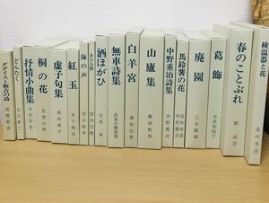  name work reissue poetry . literature pavilion complete set of works 