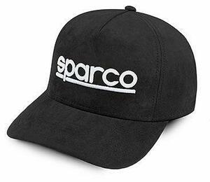 SPARCO（スパルコ） キャップ SUEDE ブラック スエード調