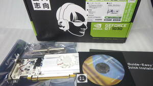 ■玄人志向■Lowprofile/1Slotサイズ■GeForce GT 1030 2GB [GF-GT1030-E2GB/LP/D5]■中古■　★即決★