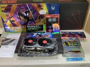 ■ZOTAC■スパイダーマンコラボレーションモデル■GeForce RTX 4060 Ti 8GB Twin Edge OC SPIDER-MAN■ZT-D40610H-10SMP■中古■　★即決★