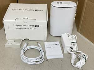 ■ZTE■UQ ブロードバンドルーター■Speed Wi-Fi HOME 5G L11 ZTR01SWU■中古■　★即決★