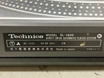 ■Technics■オートマチックD.Dプレイヤー■SL-1400/純正カートリッジ付■中古■　★即決★_画像7