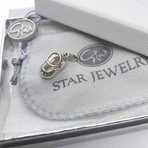 箱、保存袋、カード、タグ付き　スタージュエリー　靴モチーフペンダントトップ　STAR JEWELRY