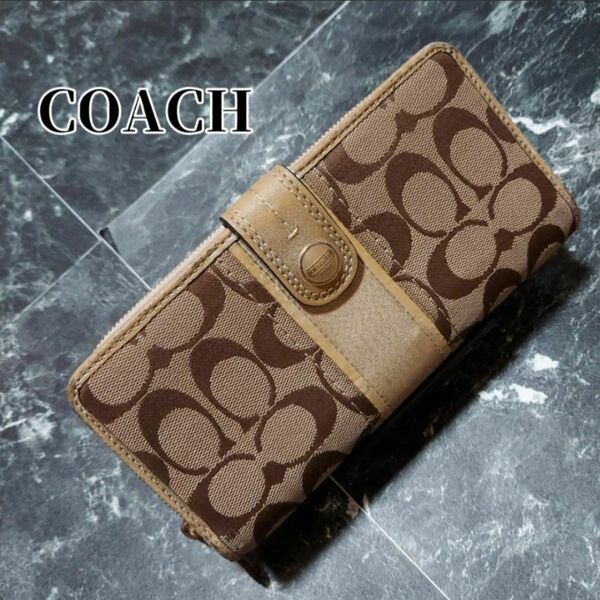 コーチ　COACH　ラウンドファスナー財布