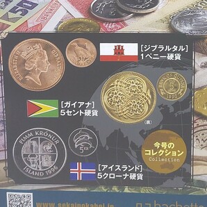 【L27】世界の貨幣コレクション 254.255.256.257 おまとめ4点 貨幣8点(ハンガリー、エストニア、ガンビア、タジキスタン、ガイアナ)付きの画像6