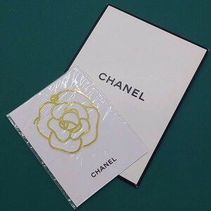 【311009】シャネル　ブックマーク　カメリア　ホリデー限定　CHANEL