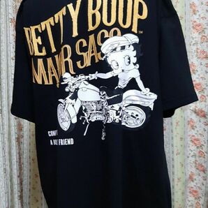 BETTY BOOP バイカーベティ Tシャツ Ｌサイズ 未使用タグ付き