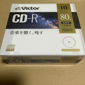 ビクター音楽用CD-R 10枚 AR80FP10J1☆未使用品☆80分