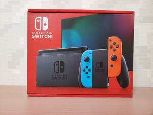 新品未開封 Nintendo Switch Joy-Con(L) ネオンブルー/(R) ネオンレッド 新モデル 多少箱痛みあり