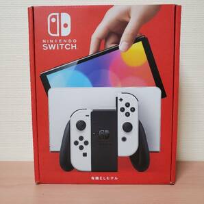 新品未開封 Nintendo Switch(有機ELモデル) Joy-Con(L)/(R) ホワイトの画像1