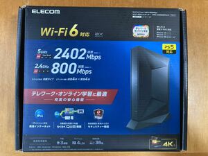 ELECOM Wi-Fiルーター　WRC-X3200GST3-B