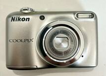 (動作未確認) Nikon COOLPIX A10 ニコン クールピクス A10 コンパクトデジタルカメラ シルバー　1円スタート_画像3