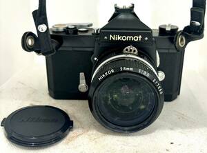 (動作未確認) Nikon Nikomat FT NIKKOR 28mm 1:3.5 一眼レフ フィルムカメラ　1円スタート