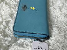 200 新品未使用 COACH コーチ 長財布 スヌーピー コラボ ラウンドファスナー アウトレット 16122B_画像3