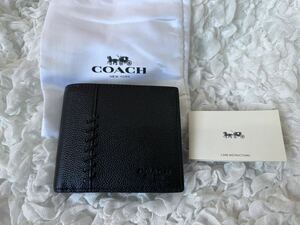 57 新品未使用　COACH コーチ　二つ折り財布　ミニ財布　アウトレット　F21371