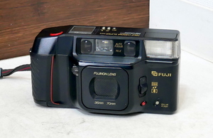 ▲(R604-I51) ジャンク品 FUJI フジ TELE CARDIA SUPER DATE 35mm 70mm フィルムカメラ コンパクトカメラ 動作未確認