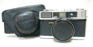 ▲(R602-D58)現状品　MINOLTA AL ミノルタ コンパクトフィルムカメラ レンズ MINOLTA ROKKOR-PF 1:2 f=45mm