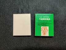 スペイン料理 TABERNA 南青山 港区 東京 1970年代末~80年代前半ころ マッチ 箱 / 昭和 レトロ 当時品 整理No:54_画像6