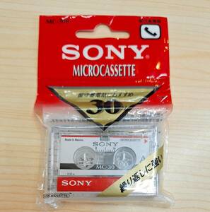SONY マイクロカセットテープ MC-30B 未開封