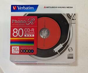 Verbatim 録音用CD-R MUR80PHS10V1 phone-R 700MB 10枚