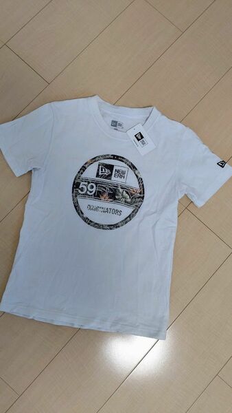 ニューエラ キッズ Tシャツ 半袖 140 ホワイト タグあり 定価3300円 NEWERA