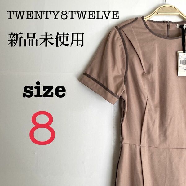 TWENTY8TWELVE トゥエンティエイトトゥエルブ【8】半袖ワンピース