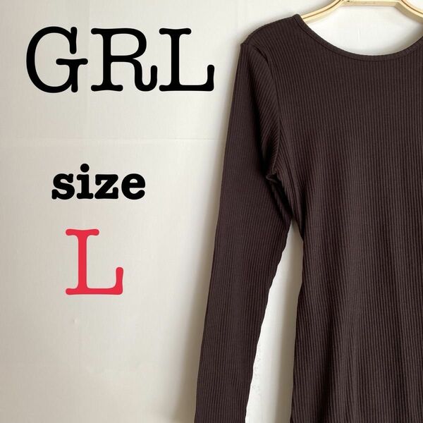 GRL グレイル【L】ミニワンピース　レディース　穴あき　オシャレ　ギャル