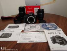 GD63 【1円から】 CANON EOS Kiss X7 EF-S 55-250mm EF-S 18-55mm デジタル一眼レフ カメラ レンズ キャノン セット 稼働_画像1