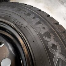 ◆本州・四国は送料無料◆ ＜希少！ スタッドレス & ホイール 4本＞ 155/70R13 ダンロップ 13x4.00B TOPY 4H -100 軽自動車に_画像6