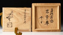 【古美味】五代川端近左『鵬雲斎書付』唐松蒔絵平棗 茶道具 保証品 p2HX_画像9