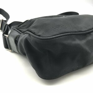 1円 美品 PRADA プラダ 三角ロゴ テスート ナイロン ボディ ショルダー バッグ ブラック a3071の画像5